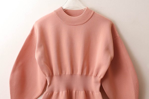 画像3: SALE40%OFF!! 別注!! AMOSSAミラノリブ ワンピース（SLPK:14） (3)