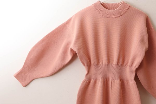 画像5: SALE40%OFF!! 別注!! AMOSSAミラノリブ ワンピース（SLPK:14） (5)