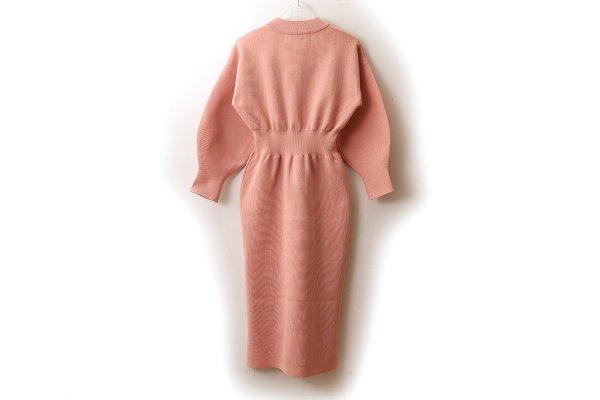 画像2: SALE40%OFF!! 別注!! AMOSSAミラノリブ ワンピース（SLPK:14） (2)