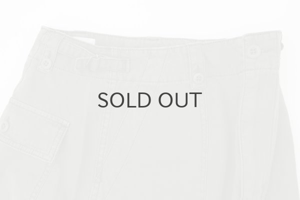 画像6: 綿ツイル 製品硫化染めファティーグパンツ (KH) (6)