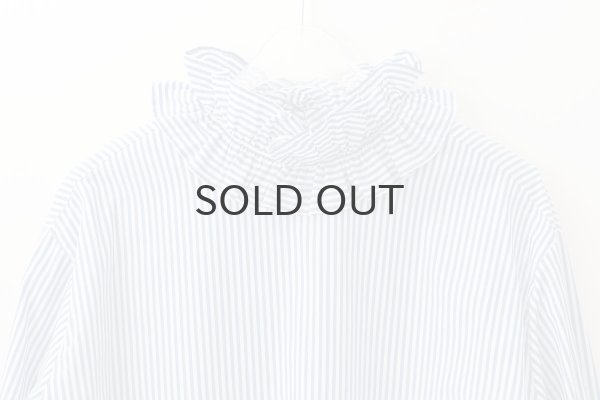 画像3: ワッシャータイプライター フリルカラーシャツ (ST) (3)