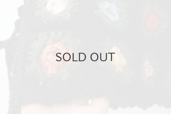 画像8: knit gardener vest (BK) (8)