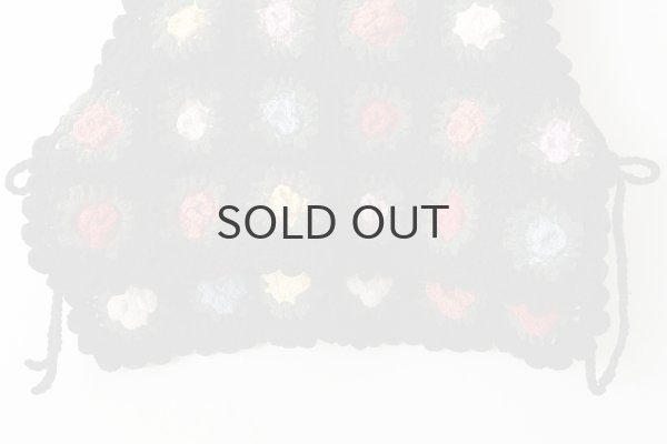 画像7: knit gardener vest (BK) (7)