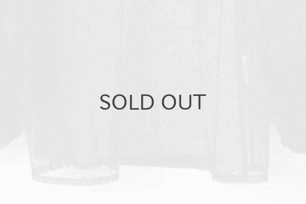 画像6: DOT tulle blouse (BK) (6)