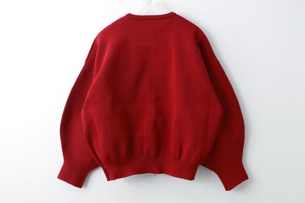 キャズエドゥミ別注 AMOSSAミラノリブ BIGカーディガン Dot and Stripes CHILD WOMAN 別注!! AMOSSAミラノリブ BIG