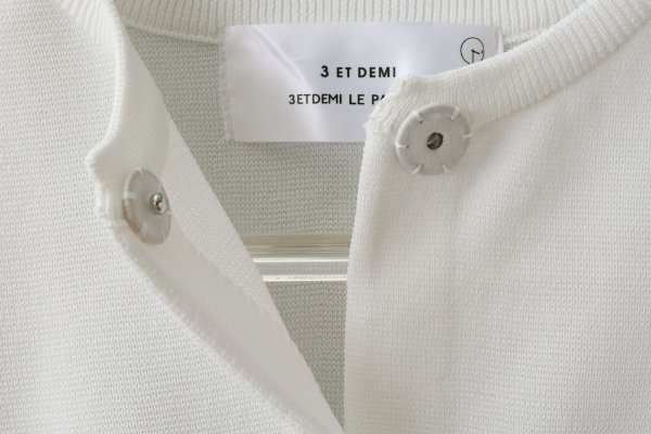 画像3: 別注!! AMOSSAミラノリブ BIGカーディガン (WH2:02) (3)