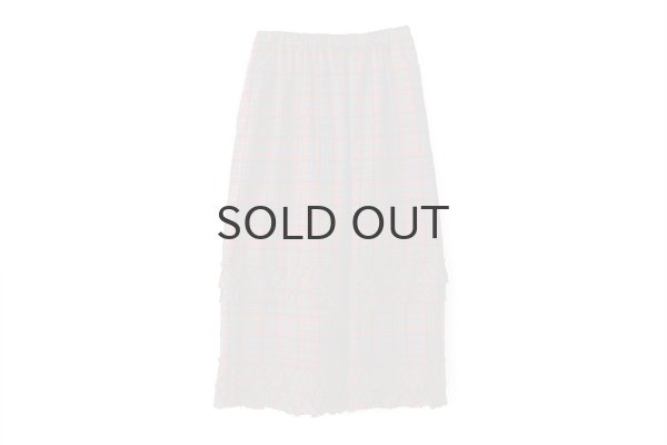 画像1: ヘリンボンシャーリングチェック furifuri SK (RD) (1)