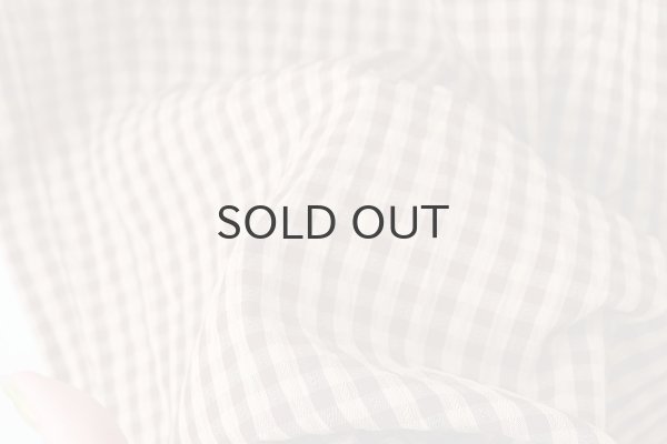 画像5: ドビーギンガム 裾フリルイージーパンツ (BR) (5)