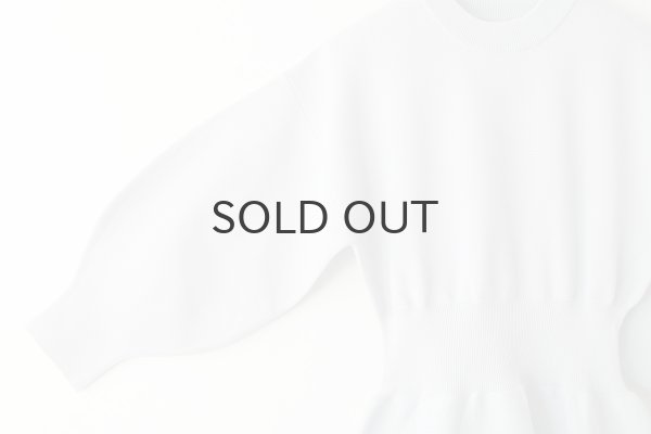 画像4: 別注!! AMOSSAミラノリブ フレアワンピース（LGY:90） (4)