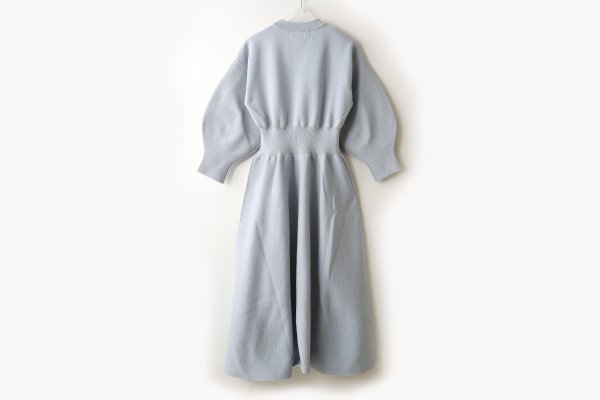 画像2: 別注!! AMOSSAミラノリブ フレアワンピース（LGY:90） (2)