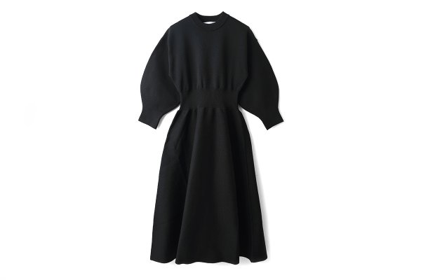 child woman パフスリーブフレアシャツワンピース　新品 CHILD WOMAN（チャイルドウーマン）の「FINX ブロード ダブル釦