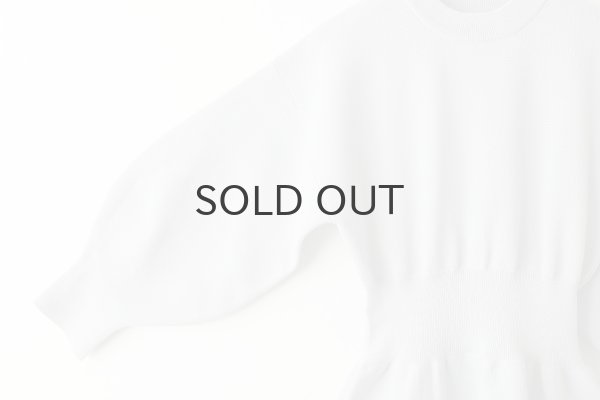 画像4: 別注!! AMOSSAミラノリブ フレアワンピース（LGY:18） (4)