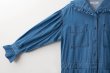 画像5: ライトオンスデニム フリルセーラージャンプスーツ (BL) (5)
