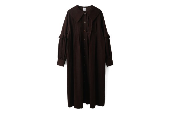 画像1: shirt corl dress (BR) (1)