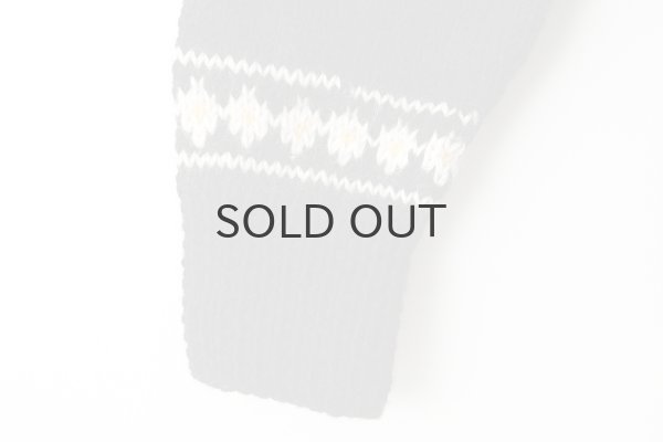 画像8: ネパールハンドニット 求心さくらんぼ刺繍カーディガン (BK) (8)