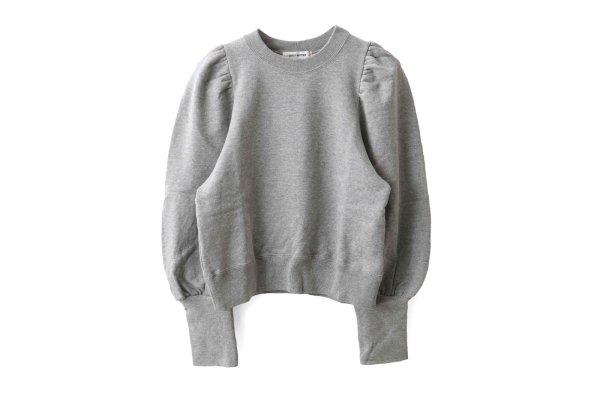 画像1: アメリカンドライ裏毛 ボリューム袖プルオーバー (GY) (1)