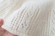 画像4: SALE!! 1/3Wool 透かし編みケープ襟プルオーバー (IV) (4)