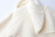 画像5: SALE!! 1/3Wool 透かし編みケープ襟プルオーバー (IV) (5)