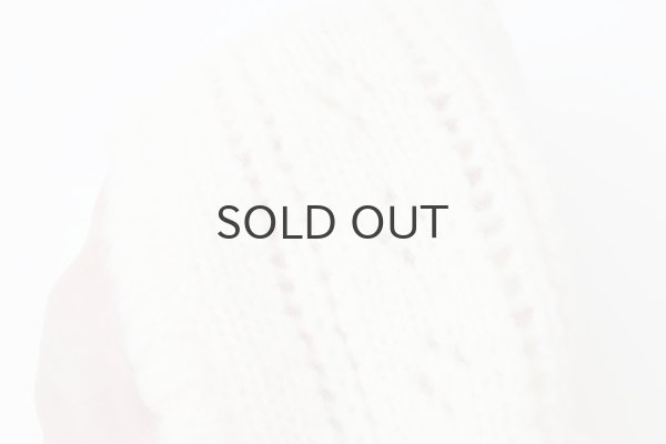 画像7: 1/3Wool 透かし編み フード (IV) (7)