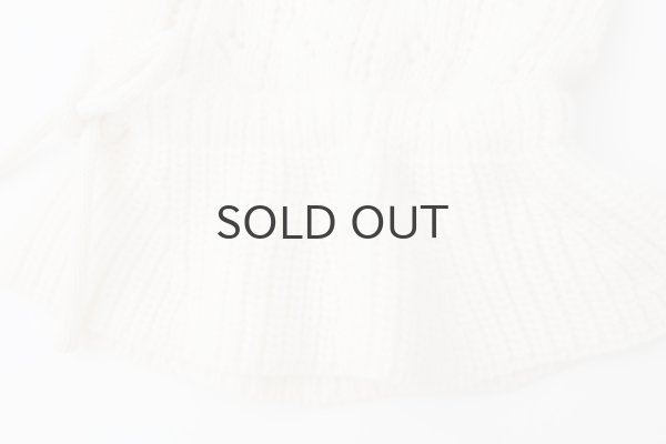 画像6: 1/3Wool 透かし編み フード (IV) (6)