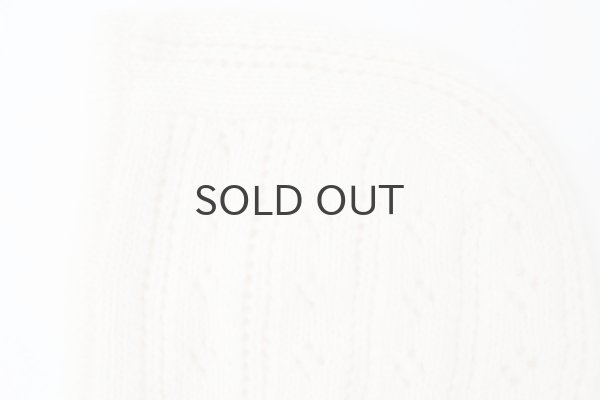 画像5: 1/3Wool 透かし編み フード (IV) (5)