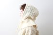 画像9: 1/3Wool 透かし編み フード (IV) (9)