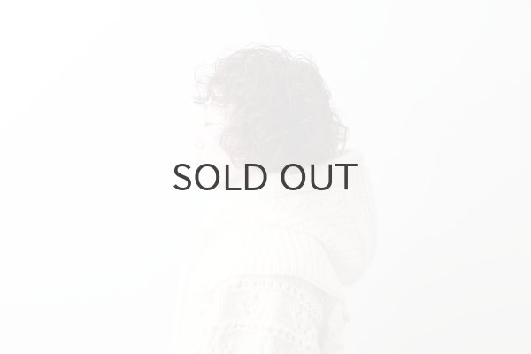 画像8: 1/3Wool 透かし編み フード (IV) (8)