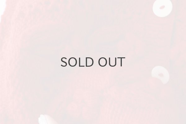 画像8: ネパールギルボックス もよう編みショートカーディガン (RD) (8)