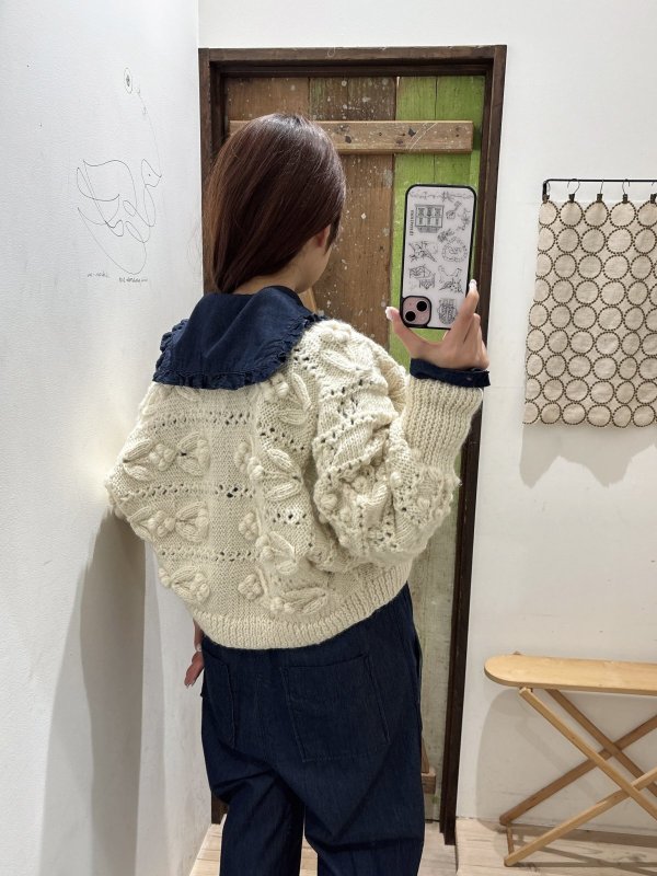 画像16: SALE15%OFF!! ライトオンスデニム フリルセーラージャンプスーツ (NV) (16)