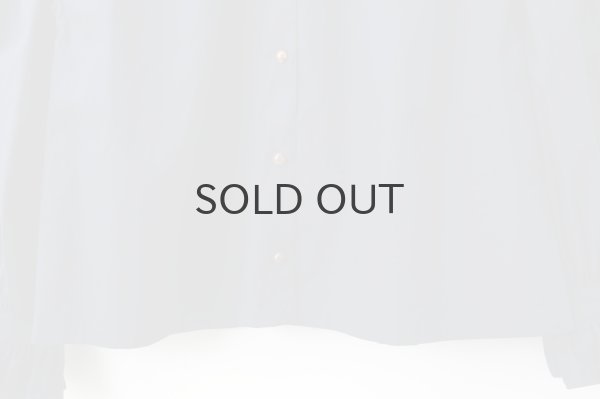 画像5: 50コーマブロード スクエア襟ギャザーブラウス (NV) (5)