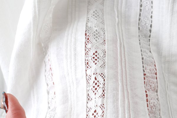 画像7: lace patchwork ブラウス (7)