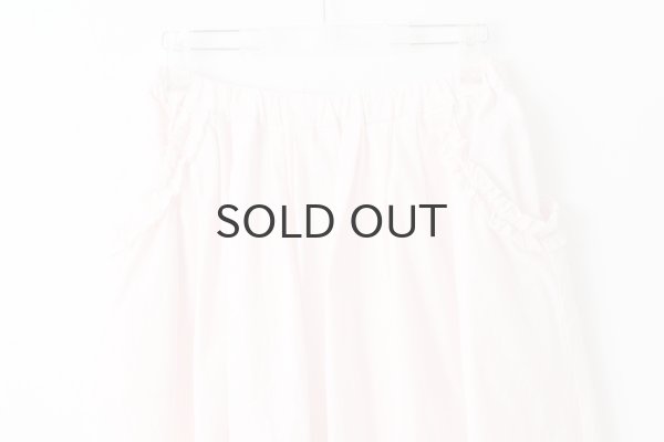 画像3: コットン / キュプラ 高密度ブロード puri puri ポケットスカート (PK) (3)