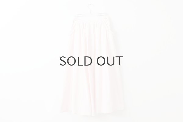 画像2: コットン / キュプラ 高密度ブロード puri puri ポケットスカート (PK) (2)