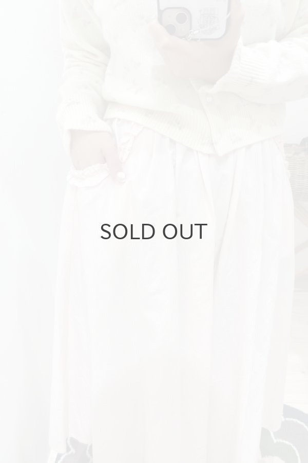 画像9: コットン / キュプラ 高密度ブロード puri puri ポケットスカート (PK) (9)