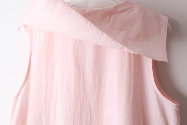 画像9: コットン / キュプラ 高密度ブロード セーラーワンピース (PK) (9)