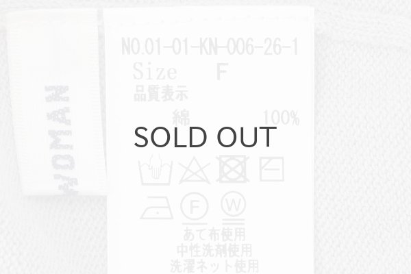 画像16: shop別注!! 32/2強撚綿フリル衿長袖プルオーバー (WH) (16)