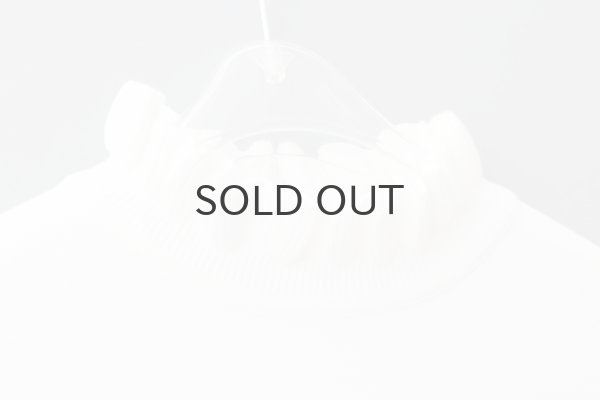 画像4: shop別注!! 32/2強撚綿フリル衿長袖プルオーバー (WH) (4)