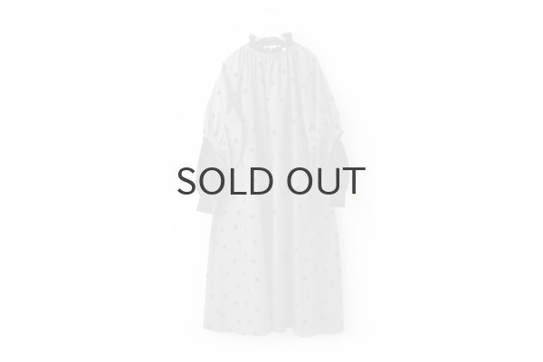 画像13: shop別注!! 32/2強撚綿フリル衿長袖プルオーバー (WH) (13)