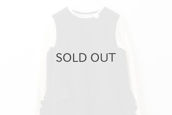 画像2: SHELL FRILL peplum ドレス (2)