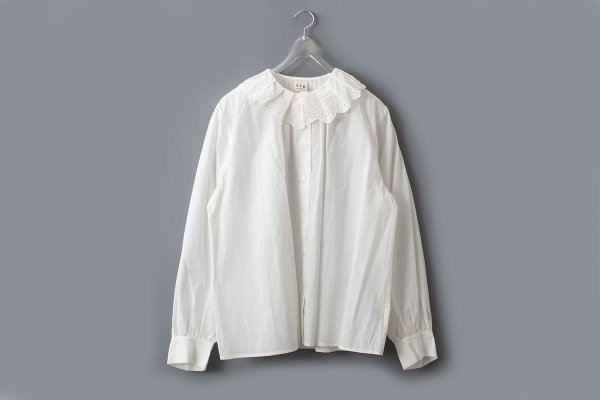 画像1: Ann blouse (WH) (1)