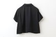 画像2: pure satin shirt (BK) (2)