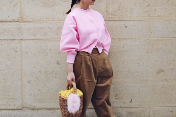 画像11: 別注!! AMOSSAミラノリブ BIGパフスリーブカーディガン (MUS:13) (11)