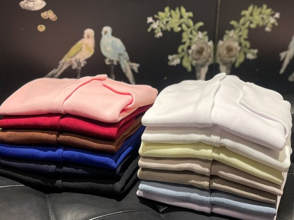 画像18: 別注!! AMOSSAミラノリブ BIGカーディガン (BK:20) (18)