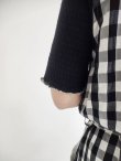 画像19: SALE20%OFF!!  オーガニックブルーゼ メロー配色半袖プルオーバー (BK) (19)