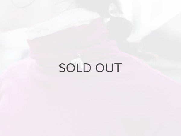 画像8: Cotton Frice Turtleneck T-shirts with Bee KNT28H (GY) (8)