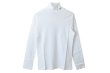 画像1: Cotton Frice Turtleneck T-shirts with Bee KNT28H (WH) (1)