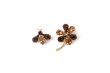 画像1: Bee&Clover Pierced/Earrings (OR×BR) (1)