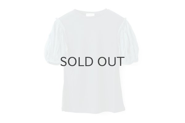 画像1: Cotton Frice T-Shirts With Mesh Sleeves KNT196G (TQ) (1)
