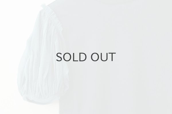 画像4: Cotton Frice T-Shirts With Mesh Sleeves KNT196G (TQ) (4)