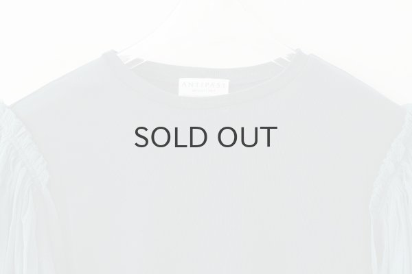 画像3: Cotton Frice T-Shirts With Mesh Sleeves KNT196G (TQ) (3)